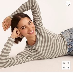 J. Crew Long Sleeve Perfect Tee